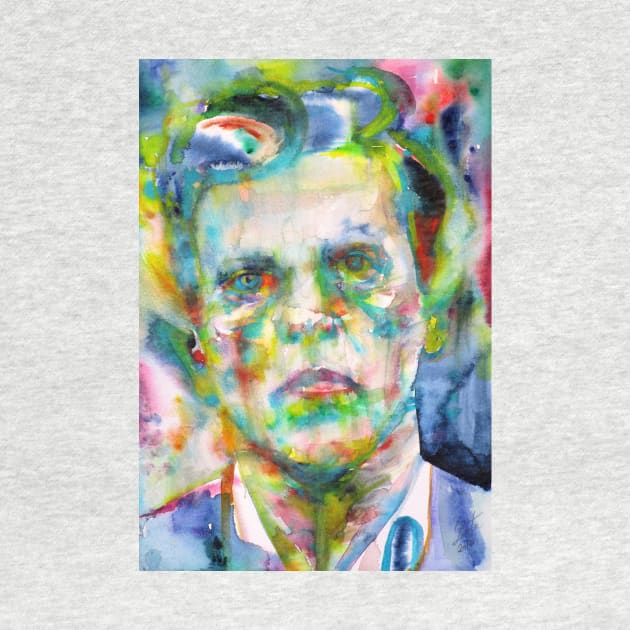 LUDWIG WITTGENSTEIN watercolor portrait .5 by lautir